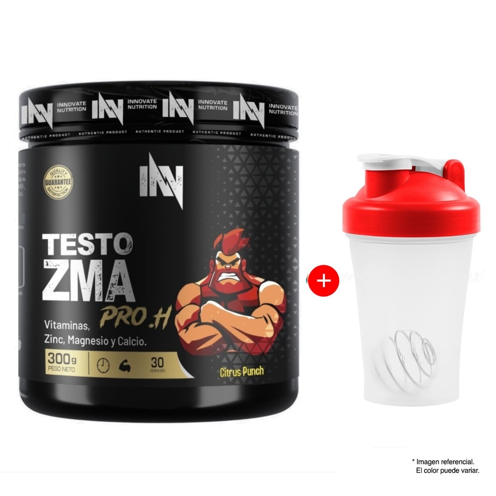 MULTIVITAMÍNICO ZMA PRO.H ONE DE 300 G. INN MÁS SHAKER - 1
