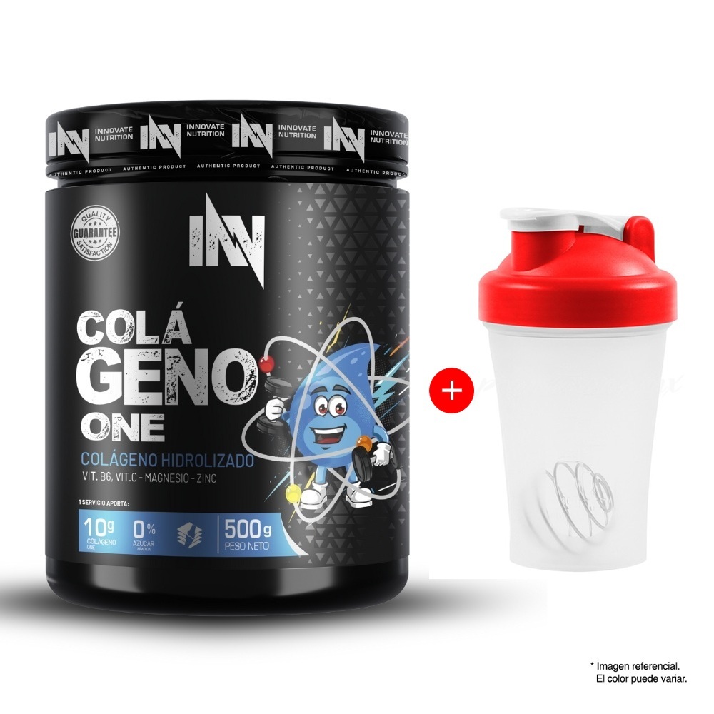 COLÁGENO ONE 500 GR FRUIT PUNCH + SHAKER - 1