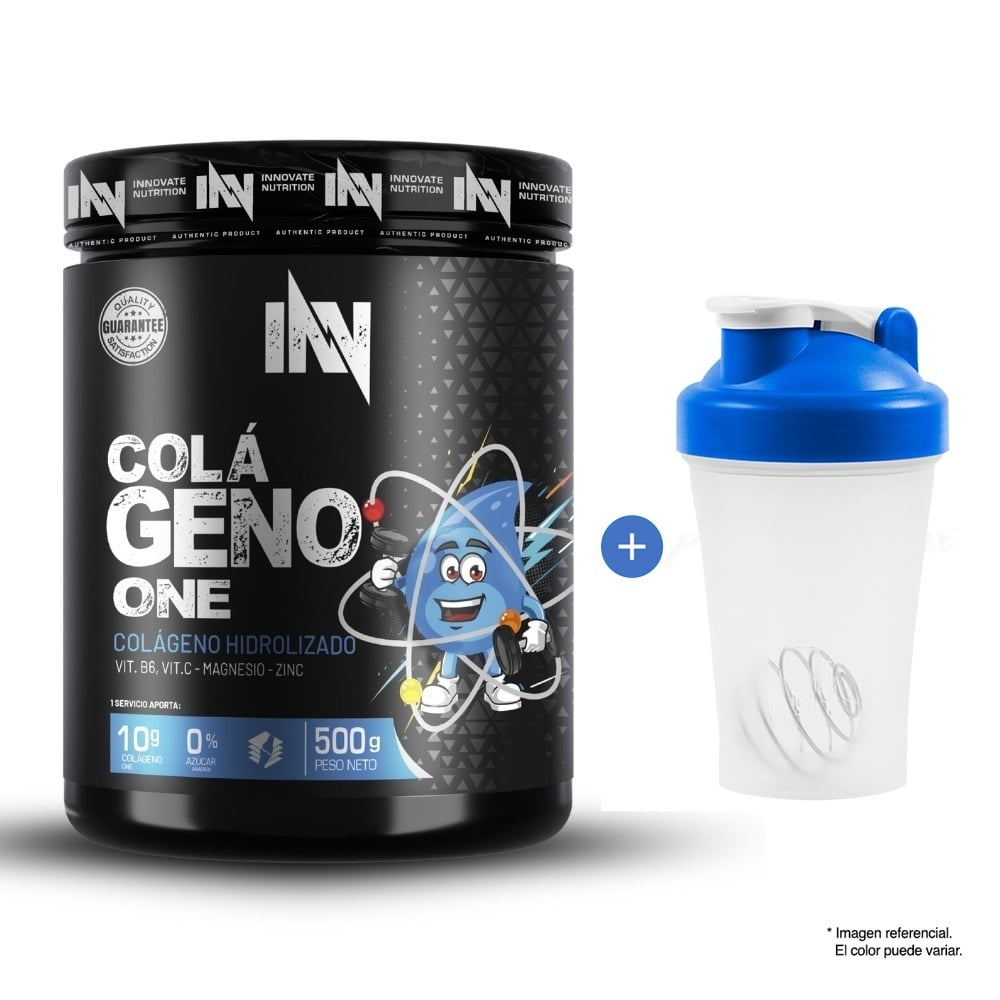 COLAGENO COLLAGEN 500 GRAMOS MORA INN MÁS SHAKER - 1