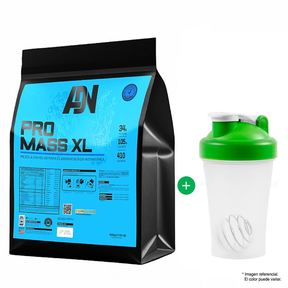 PRO MASS XL 3KG GANADOR DE MASA ADN VAINILLA + REGALO - 1