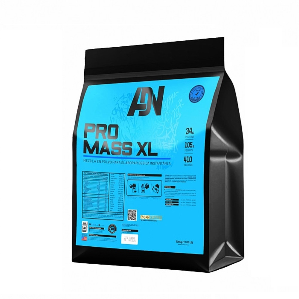 PRO MASS XL 3KG GANADOR DE MASA ADN VAINILLA + REGALO - 2