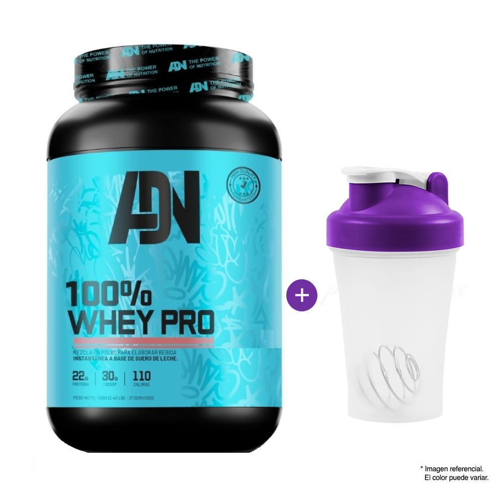 100% WHEY PRO PROTEINA ADN NUTRITION 1.1 KG VAINILLA - 1
