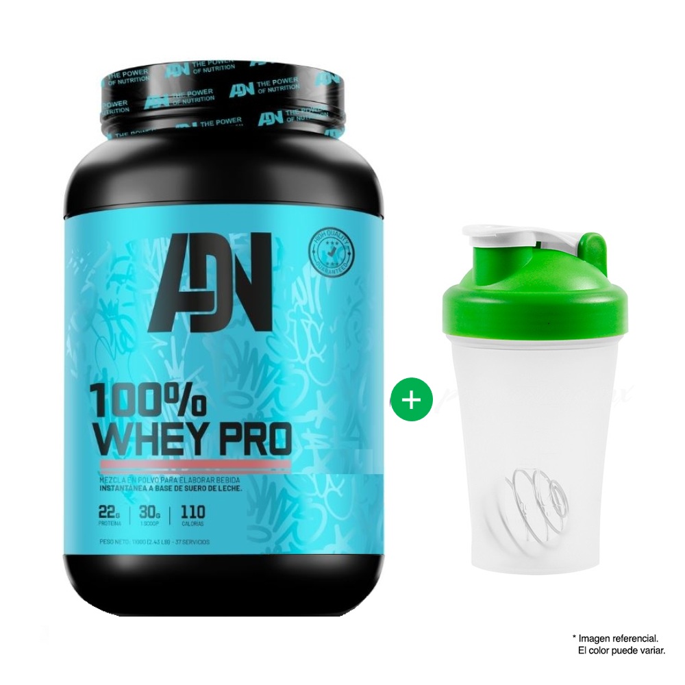 ADN NUTRITION 100% WHEY PRO 1.1 KG VAINILLA - 1