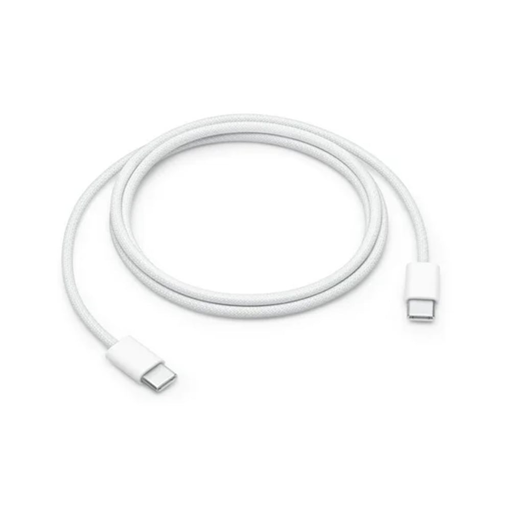 CABLE DE CARGA RAPIDA DISEÑO TEJIDO USB-C DE 60 W APPLE (1 M). DISPONIBLE PARA IPHONE 16, IPHONE 15, IPAD, AIRPODS Y MÁS. - 1