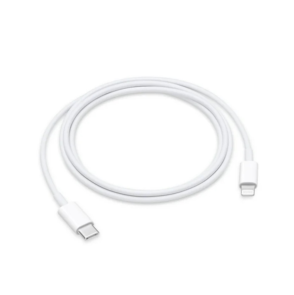 CABLE USB-C A LIGHTNING APPLE (1 M). COMPATIBLE CON IPHONE 14/13/12/11/X/XR/XS/8/7/6/5, IPAD. - 1