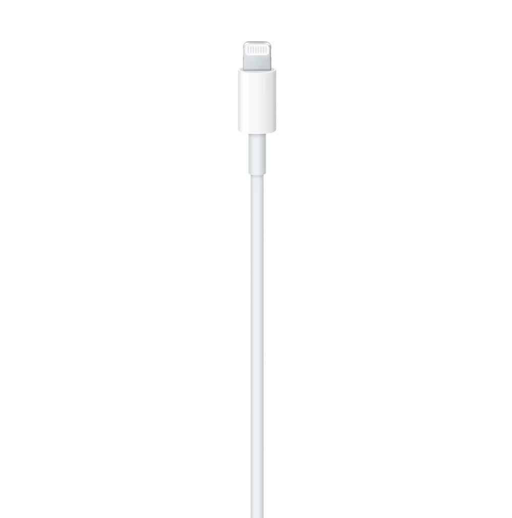 CABLE USB-C A LIGHTNING APPLE (1 M). COMPATIBLE CON IPHONE 14/13/12/11/X/XR/XS/8/7/6/5, IPAD. - 2