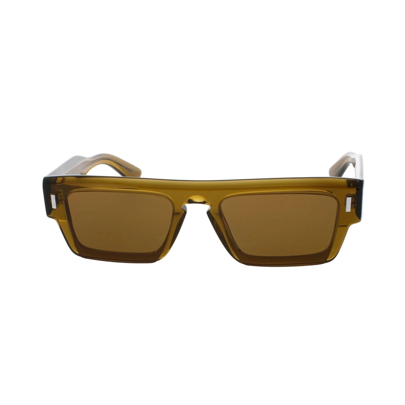 LENTES DE SOL CALVIN KLEIN CK24532S 261 MARRON CARAMELO RECTANGULAR EDICION LIMITADA - 2