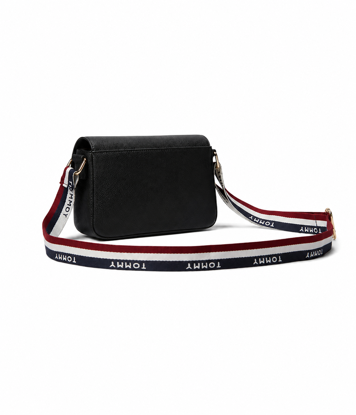 CARTERA CROSSBODY BANDOLERA TOMMY HILFIGER FLAP REESE II NEGRO - 3