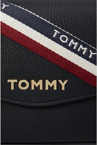 CARTERA CROSSBODY BANDOLERA TOMMY HILFIGER FLAP REESE II NEGRO - 5