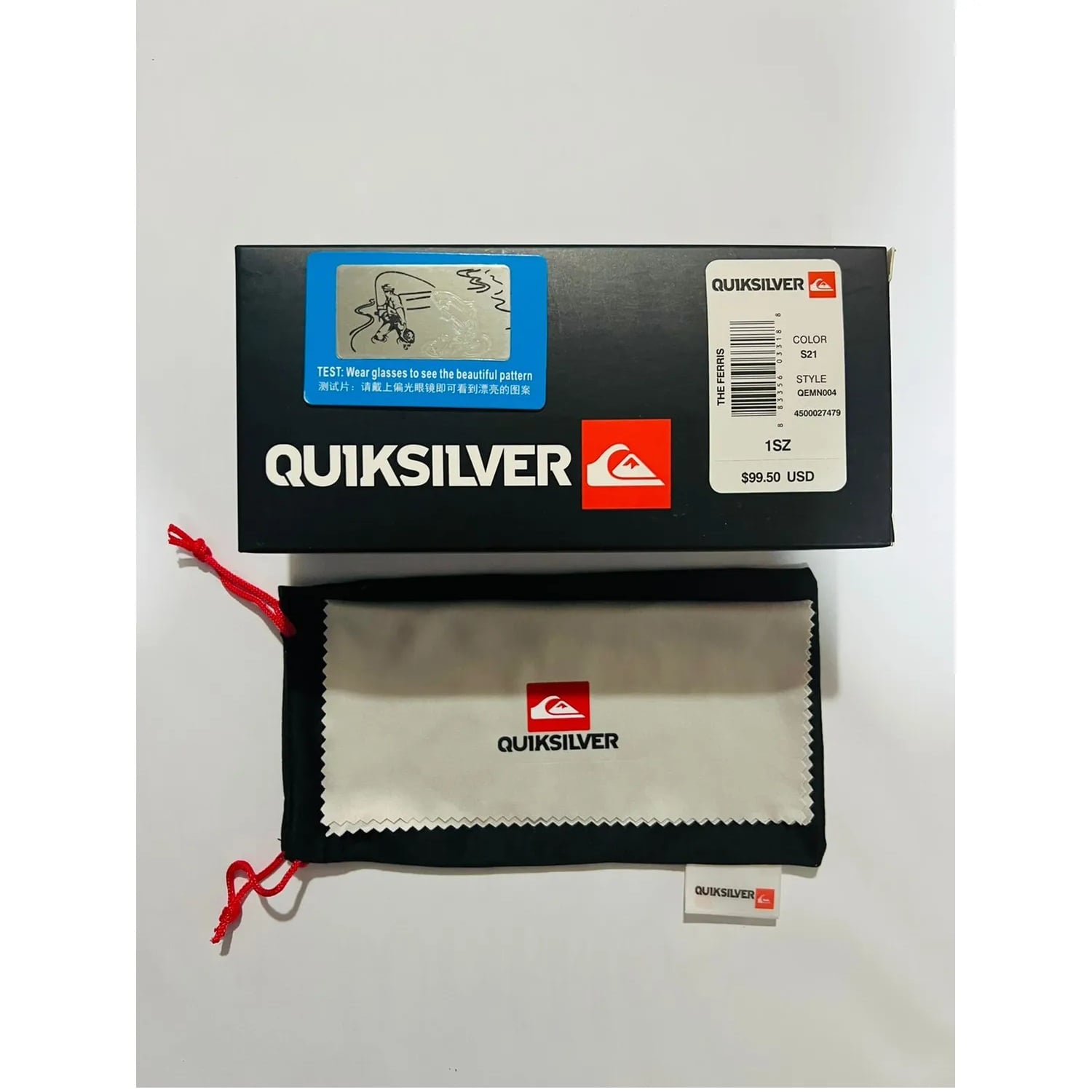 LENTES DE SOL DEPORTIVOS OVAL QUIKSILVER NEGRO - 3