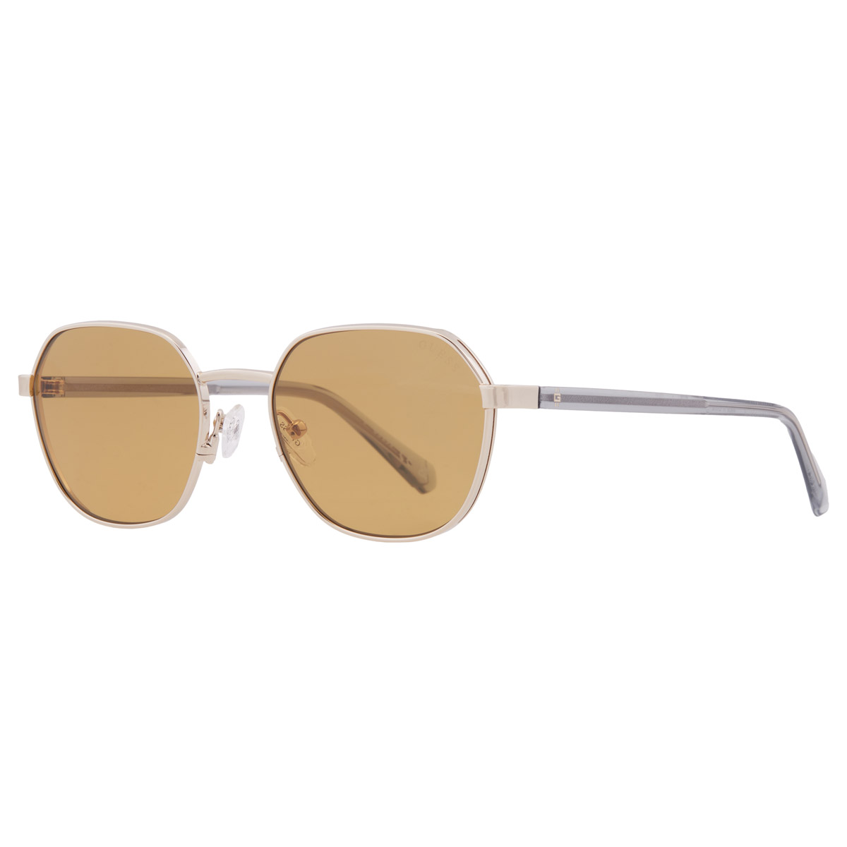 GAFAS DE SOL GUESS OVAL DORADO MARRON GU00116 32E 51 UNISEX - 1