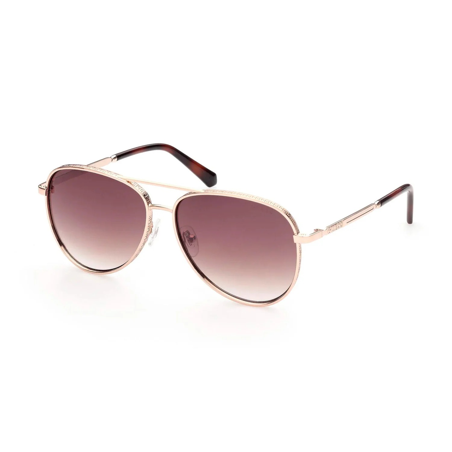 LENTES DE SOL GUESS PARA HOMBRE GU5206 32G 59 ESTILO CARRERA MARRON - 1