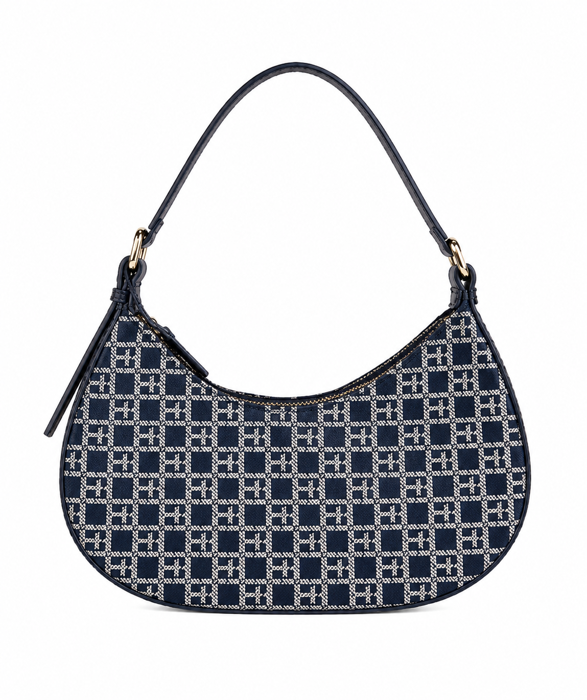 CARTERA DE HOMBRO BAGUETTE TOMMY HILFIGER TH MONOGRAM AZUL - 3