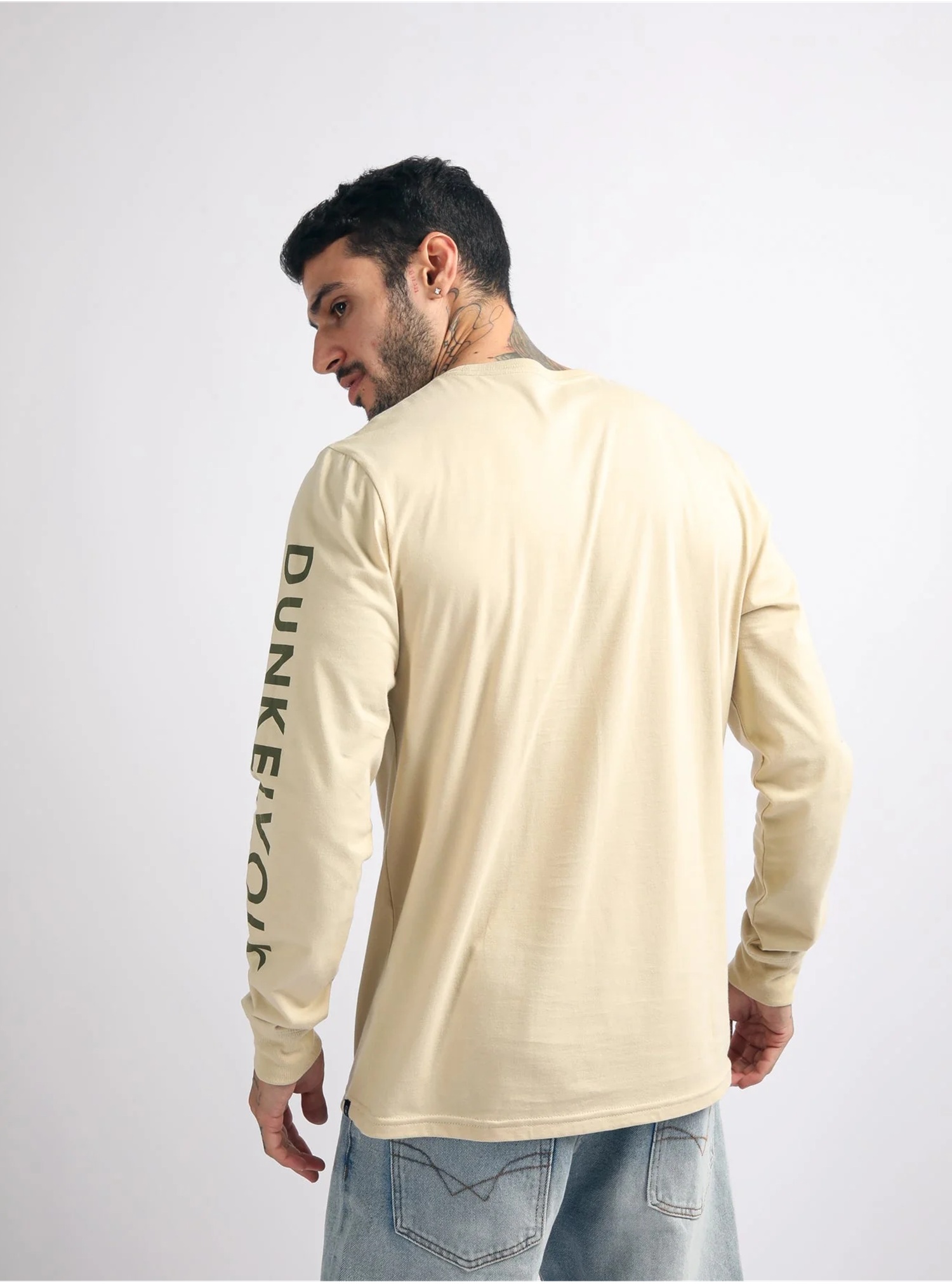 POLO MANGA LARGA ALGODÓN HOMBRE DUNKELVOLK BEIGE NEW LOGO ARMS XL - 3