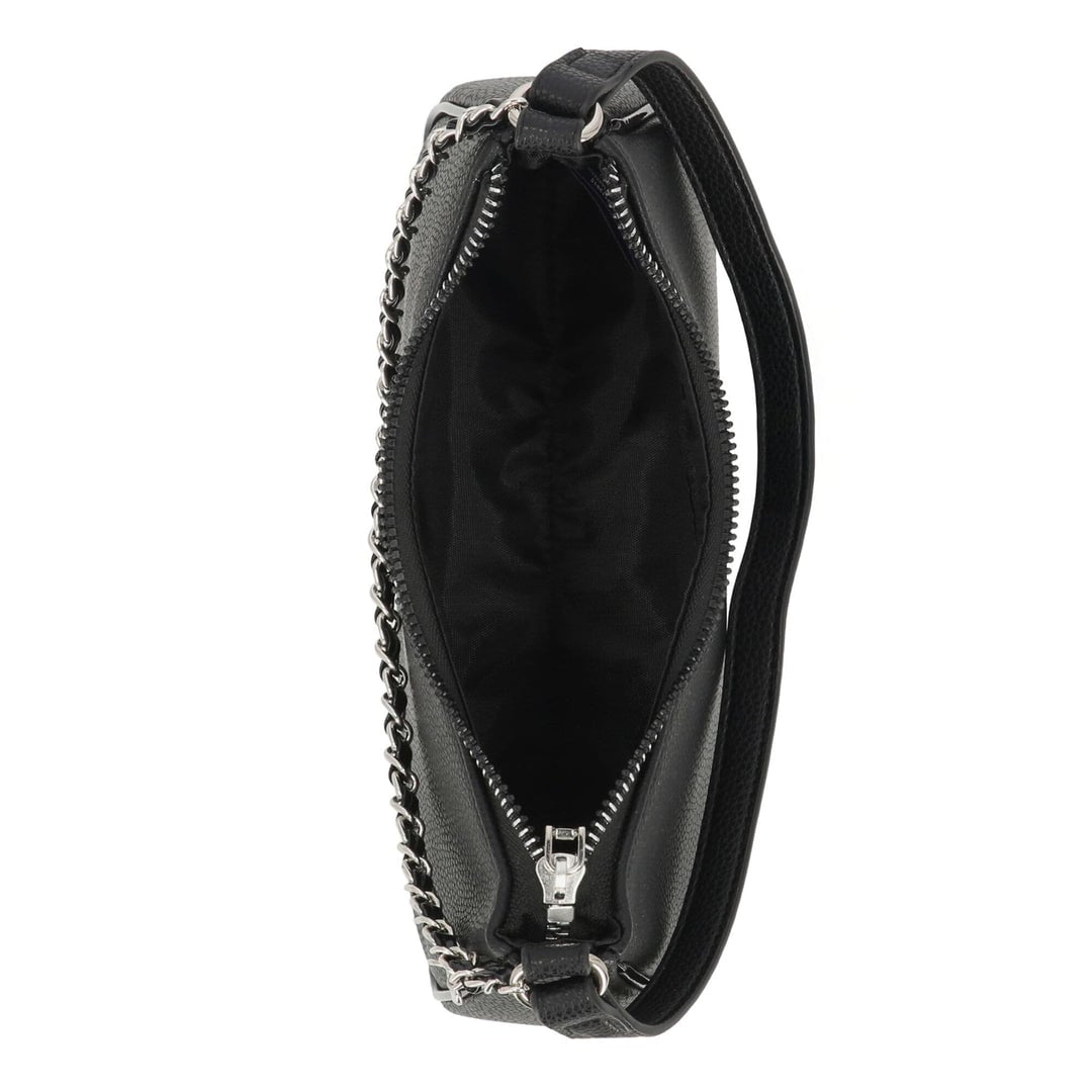 BOLSO BAGUETTE CON CADENA PARA MUJER NÁUTICA NEGRO - 2
