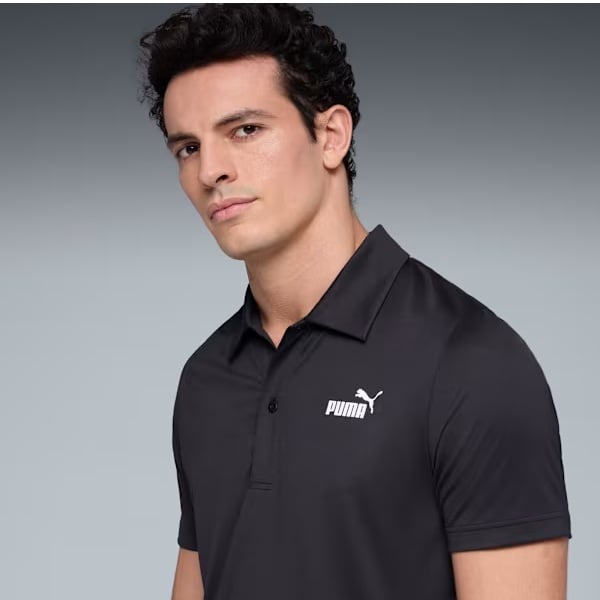 CAMISETA CON CUELLO PARA HOMBRE MARCA PUMA ESS ALL IN  NEGRO - 2