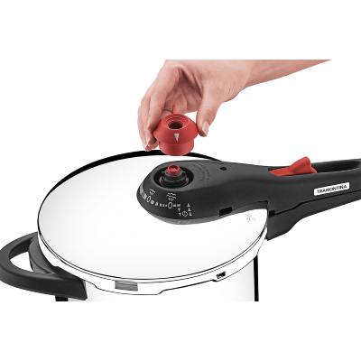 OLLA A PRESIÓN DE ACERO INOXIDABLE 22 CM 6 L TRAMONTINA - 3