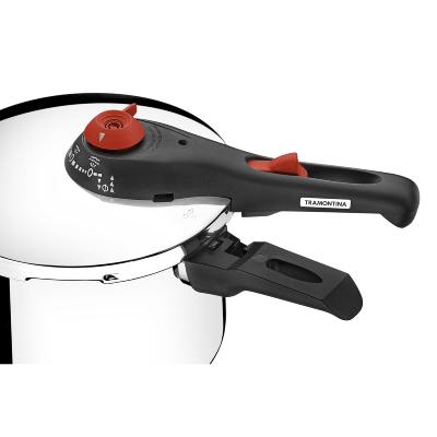 OLLA A PRESIÓN DE ACERO INOXIDABLE 22 CM 6 L TRAMONTINA - 4