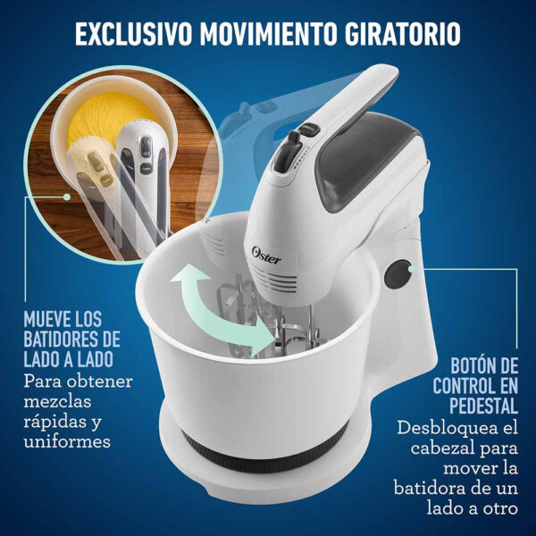 BATIDORA DE MANO Y PEDESTAL OSTER 250W FPSTHS3610 - 2