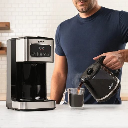 CAFETERA PROGRAMABLE DE 12 TAZAS CON PANTALLA TÁCTIL OSTER® BVSTDC4403 - 5