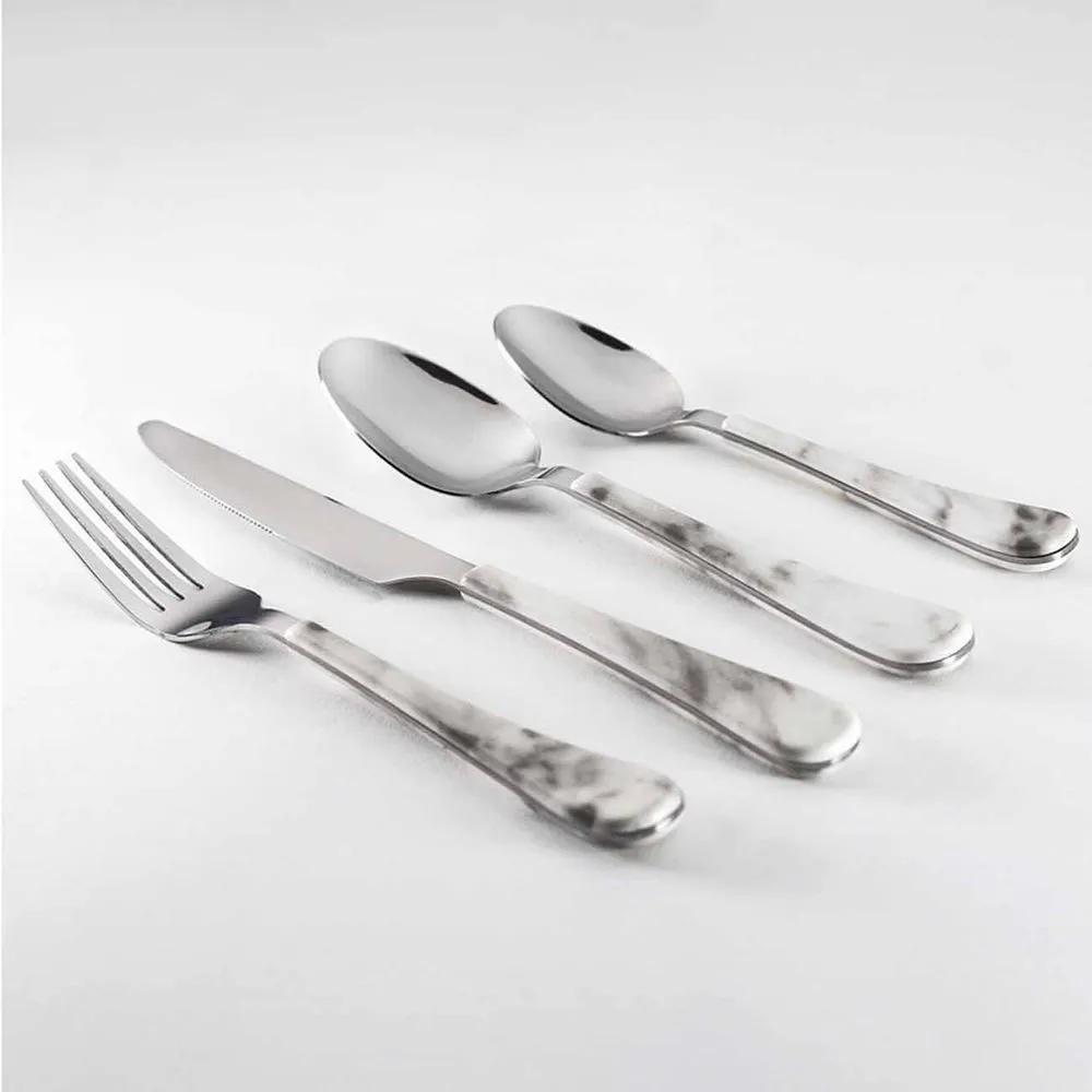 SET CUBIERTOS X 24 PZ SMOKE MARBLE 10286511 - 1