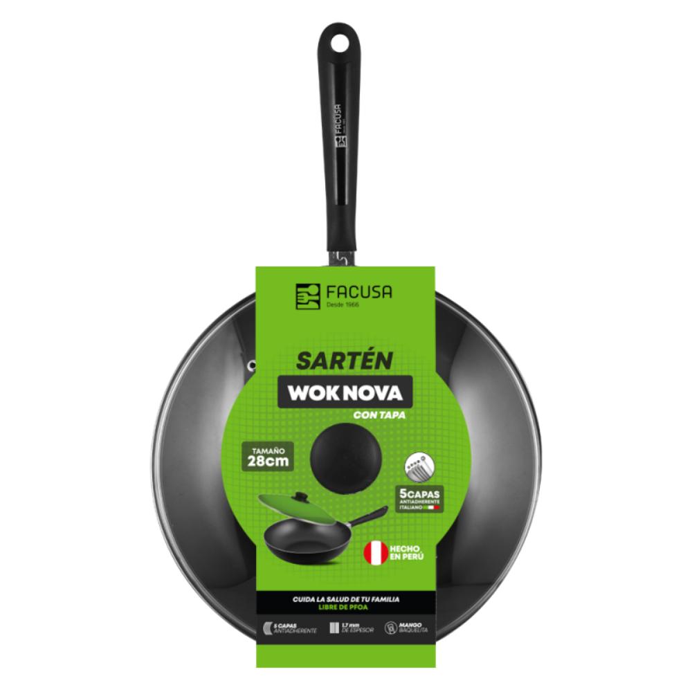 SARTEN WOK FACUSA NOVA 28CM -75145782 - 1