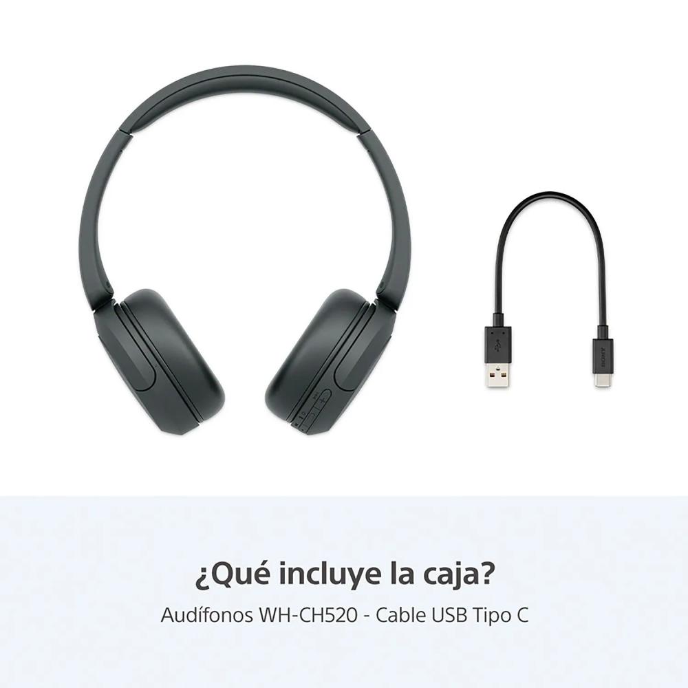 SONY AUDÍFONOS BLUETOOTH WH-CH520  NEGRO - 2
