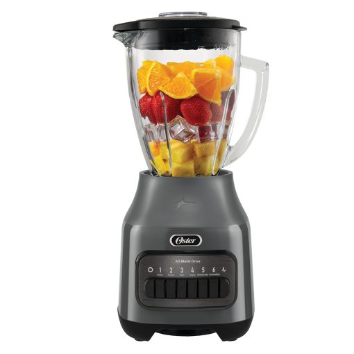 LICUADORA OSTER® 1.5L CON 6 VELOCIDADES BLSTPEG GPB GRIS - 1