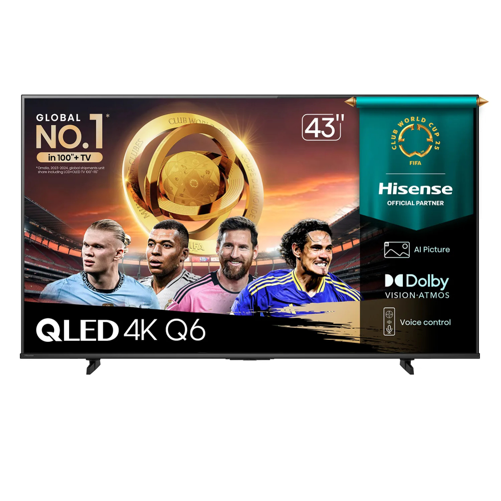 TELEVISOR HISENSE SMART TV 43' QLED 4K UHD 43Q6QV - 1