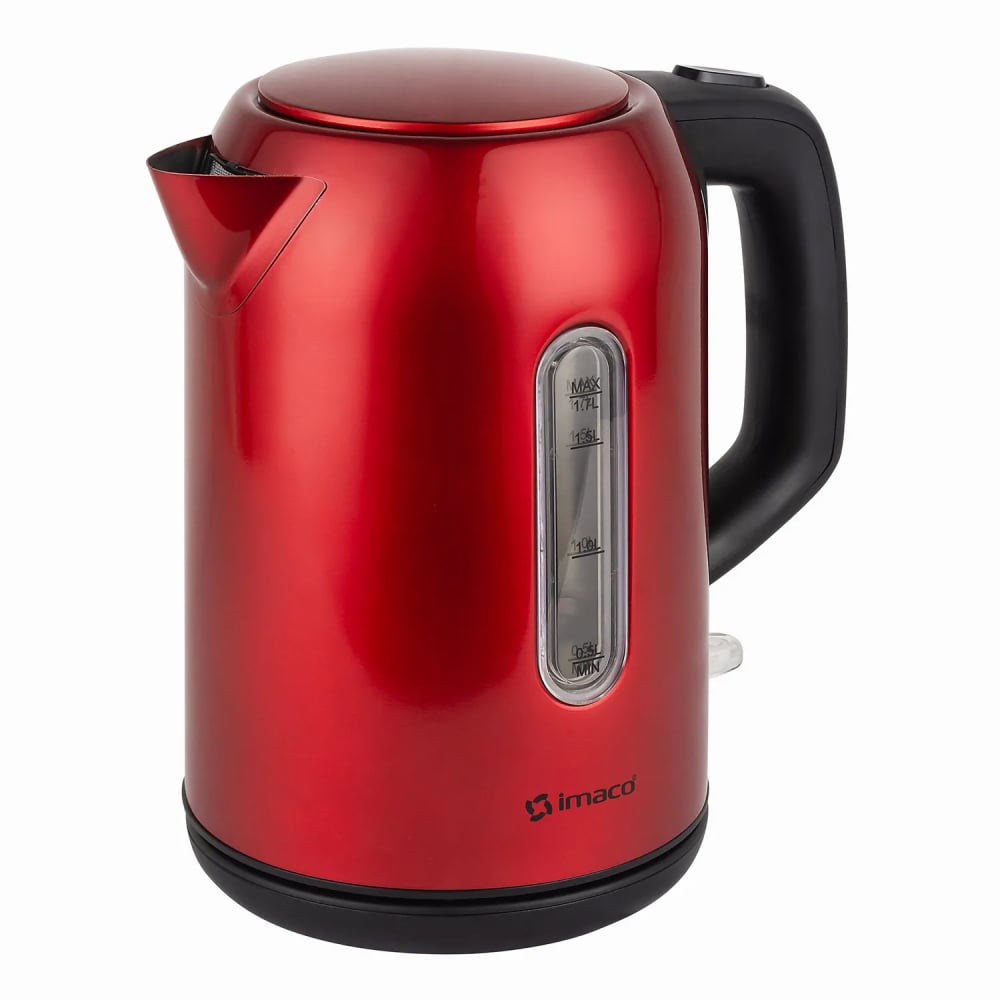 HERVIDOR ELÉCTRICO METÁLICO 1.7L IMACO KE1722R ROJO - 1