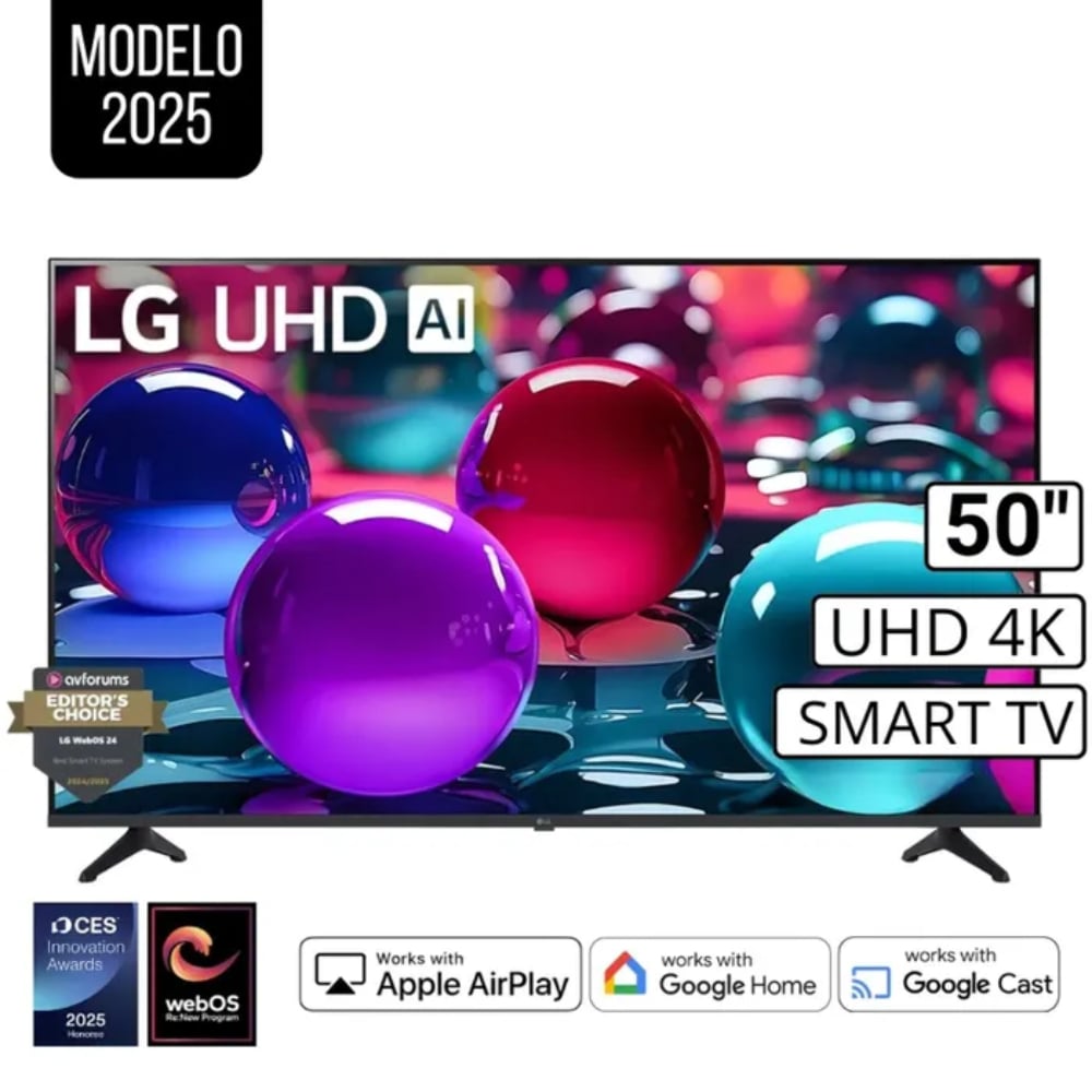 TELEVISOR LG 50' SMART UHD 4K THINQ AI 50UA7300PSB - 1