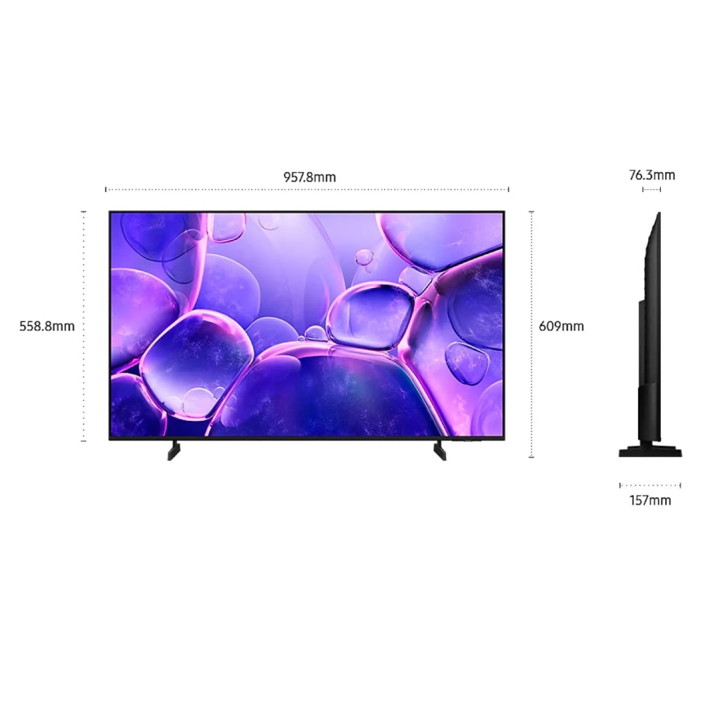TELEVISOR SAMSUNG SMART TV 43 CRYSTAL 4K UHD UN43U8000FGXPE - 2