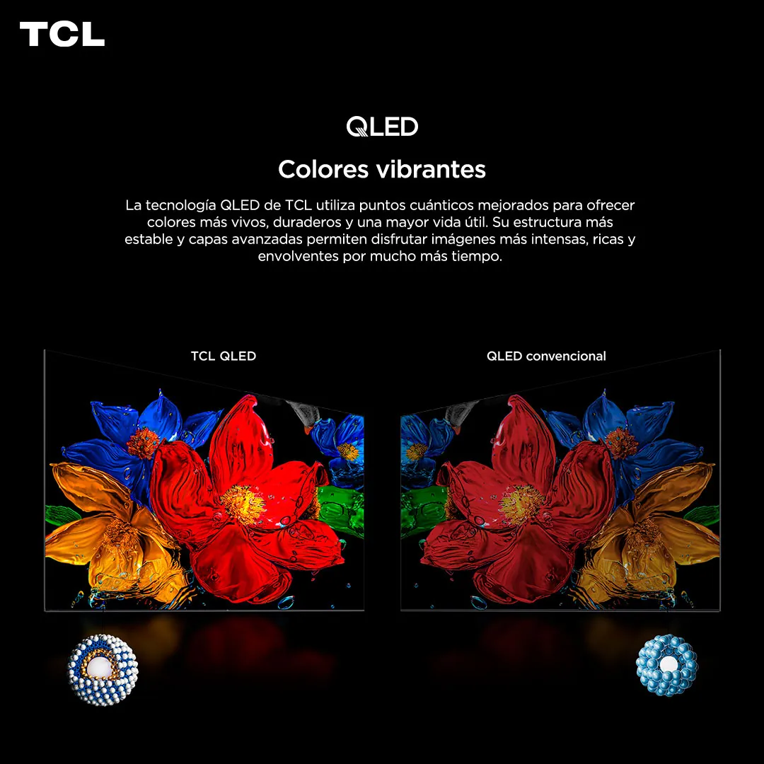 TELEVISOR SMART TV TCL 40 QLED GOOGLE TV - 6