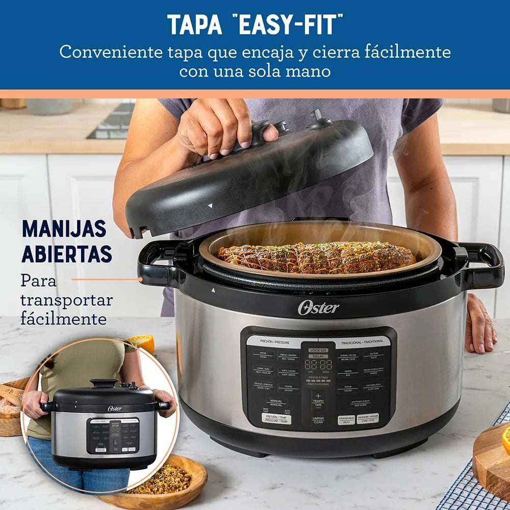 MULTI OLLA RÁPIDA OSTER OVALADA DE 5.7L CKSTPCECOV57 - 3