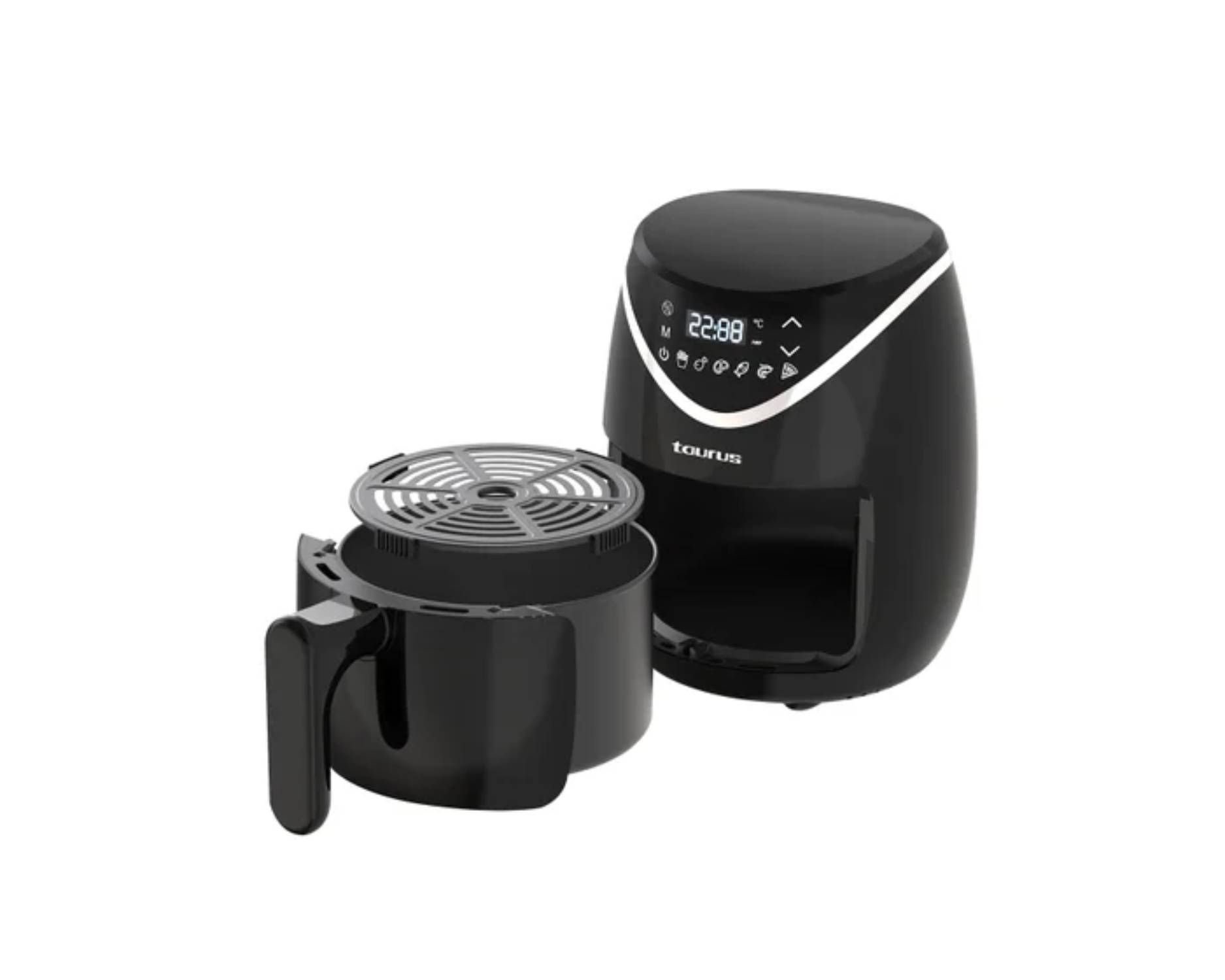 FREIDORA DIGITAL TAURUS 2.8 L MOD. BLACK FRYER II - MINI GRILL TAURUS CRISPY Y CO II - COMBO - 3