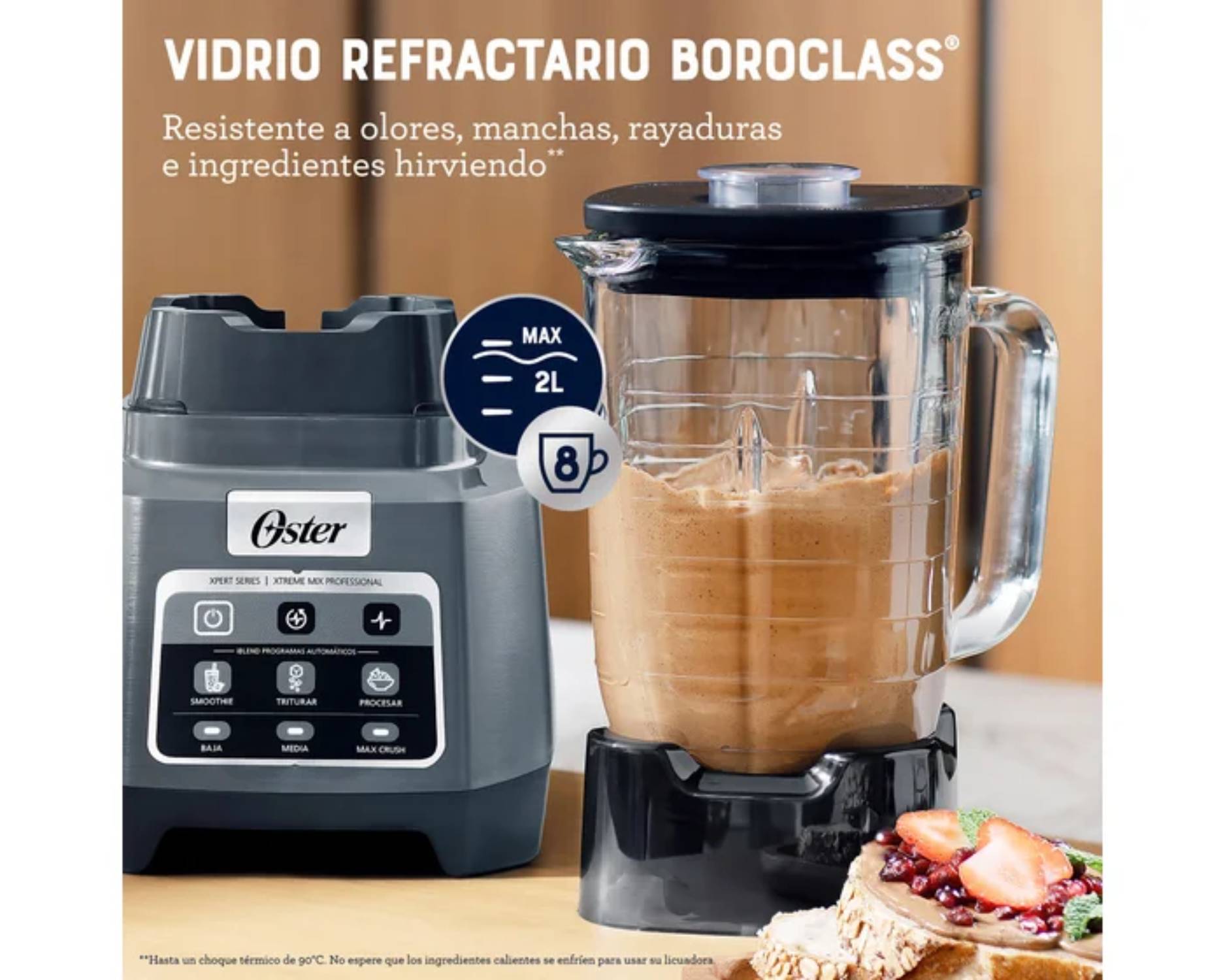 LICUADORA PROFESIONAL OSTER XTREME MIX BLSTXPGBW - 2