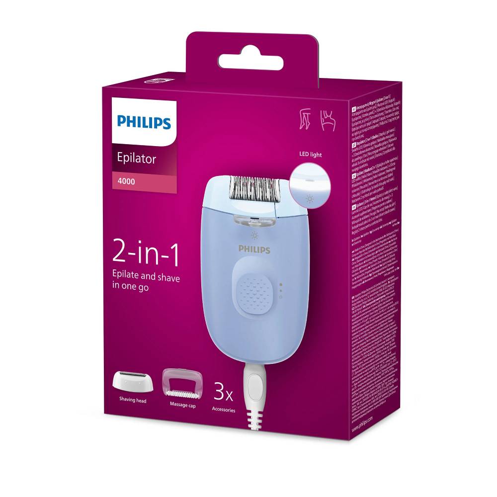 DEPILADORA EPILATOR SERIES 4000 BRE24700 PHILIPS - 5