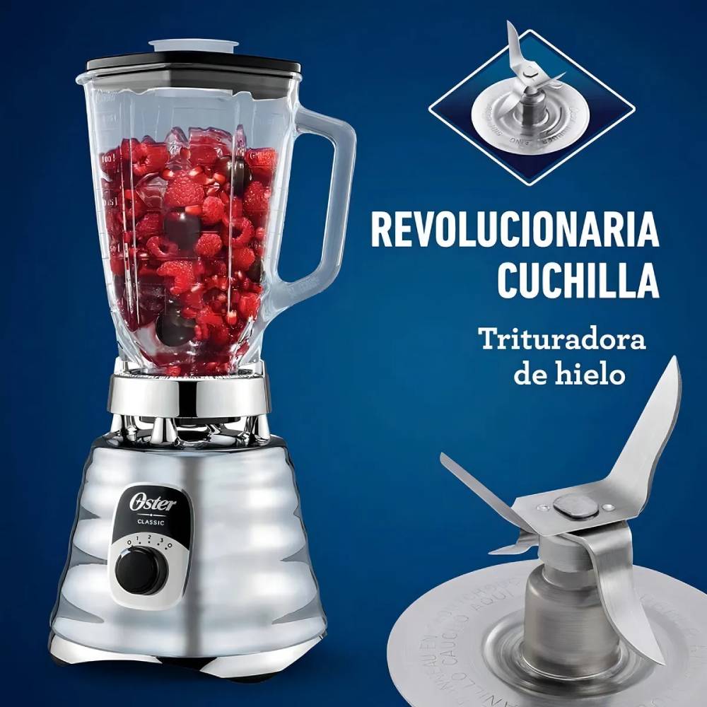 LICUADORA CLÁSICA OSTER DE 3 VELOCIDADES BLST4655 - 5