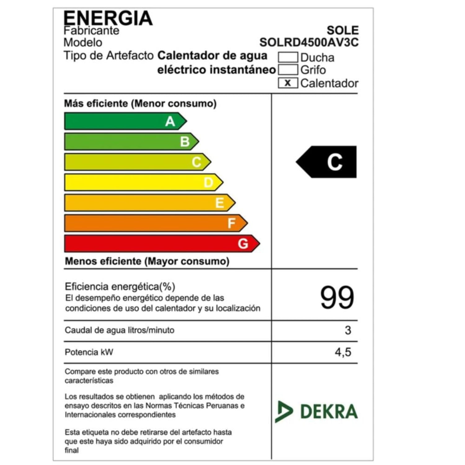 RAPIDUCHA ELÉCTRICA SOLE ADVANTAGE 4500W CON ACCESORIOS - 3
