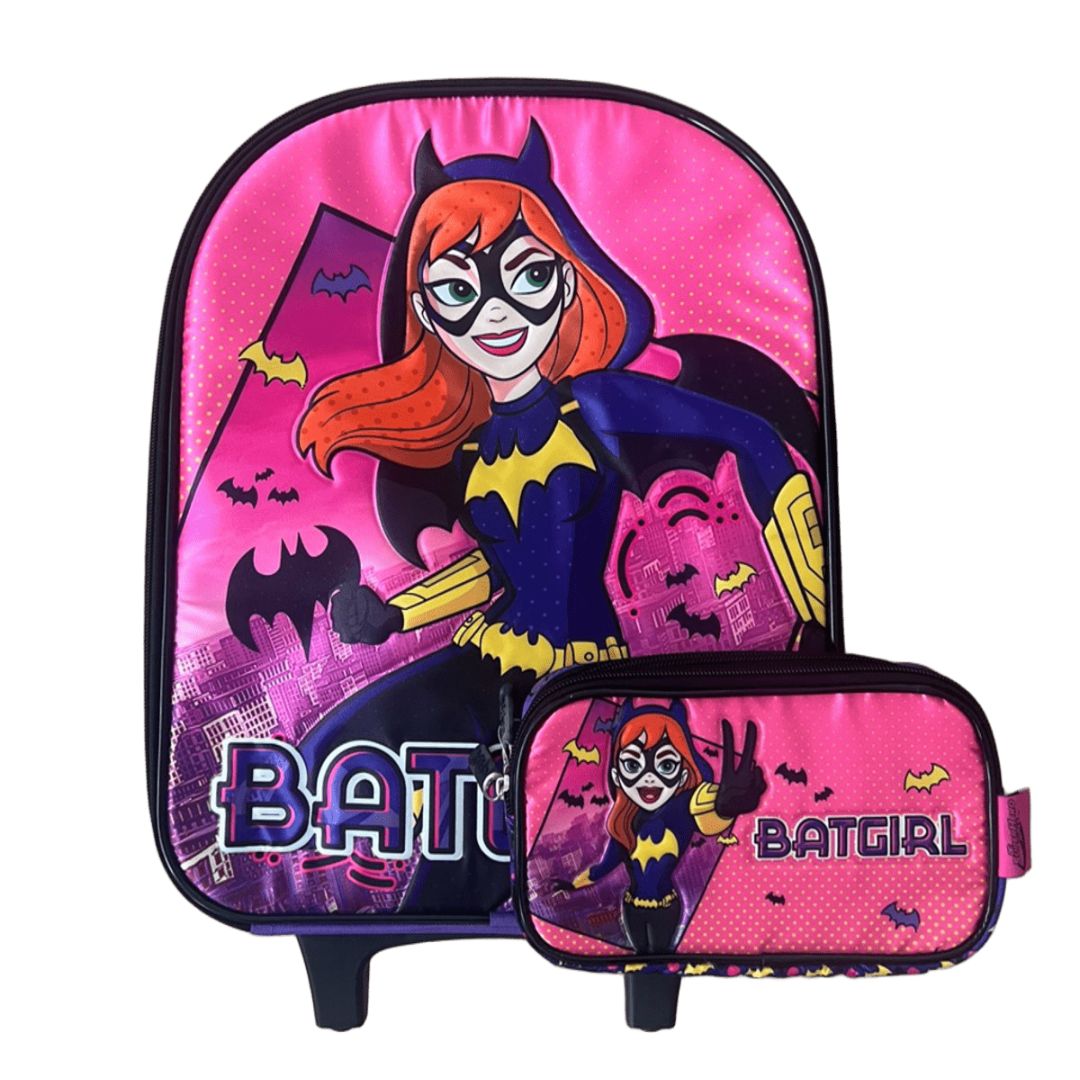 SET MOCHILA ESCOLAR BATGIRL - 1