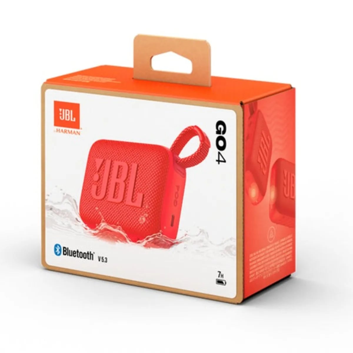 PARLANTE JBL GO 4 4,2W IP67 HASTA 7 HRS BATERIA ROJO - 5