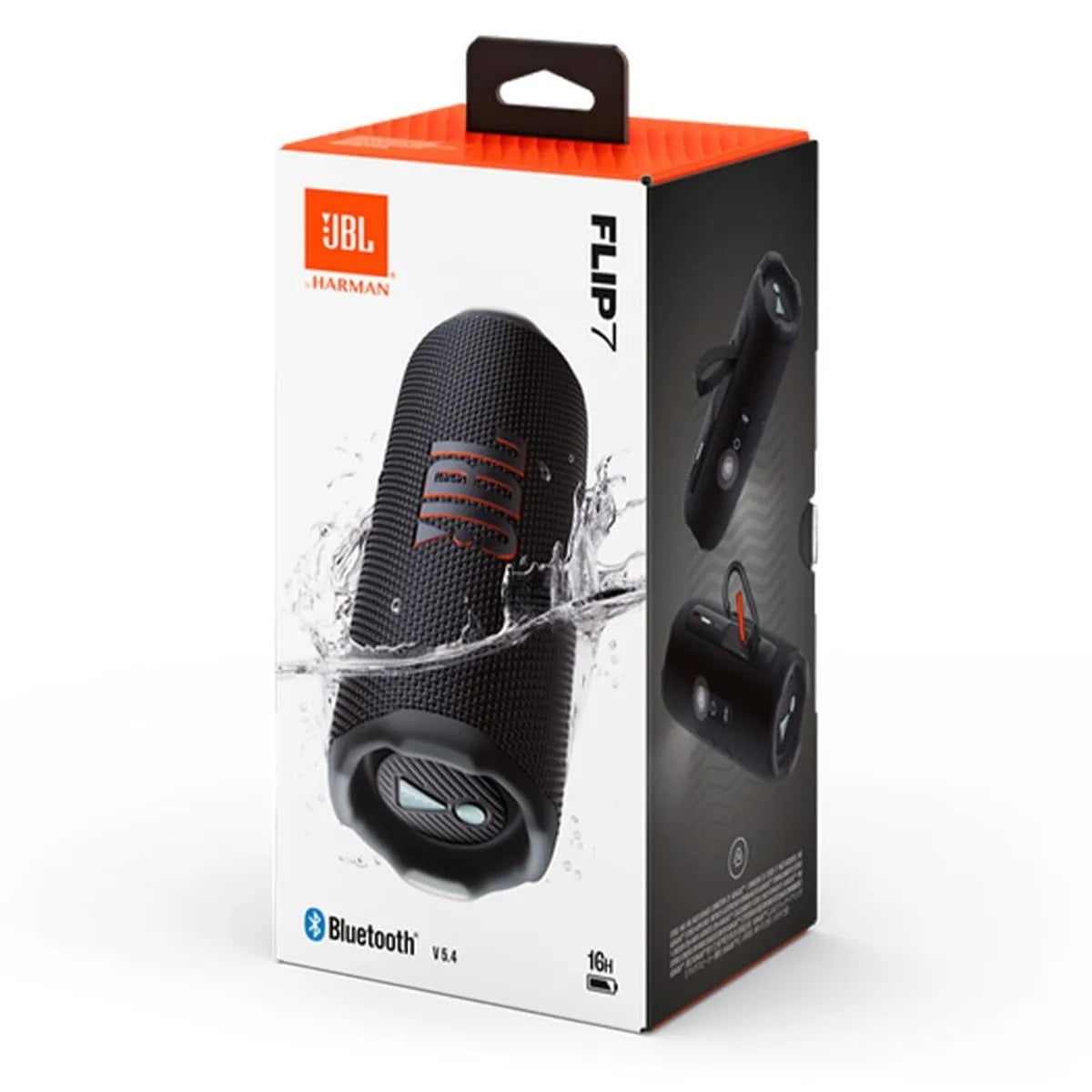 PARLANTE JBL FLIP 7 35W IP67 IA SOUND BOOST NEGRO - 4