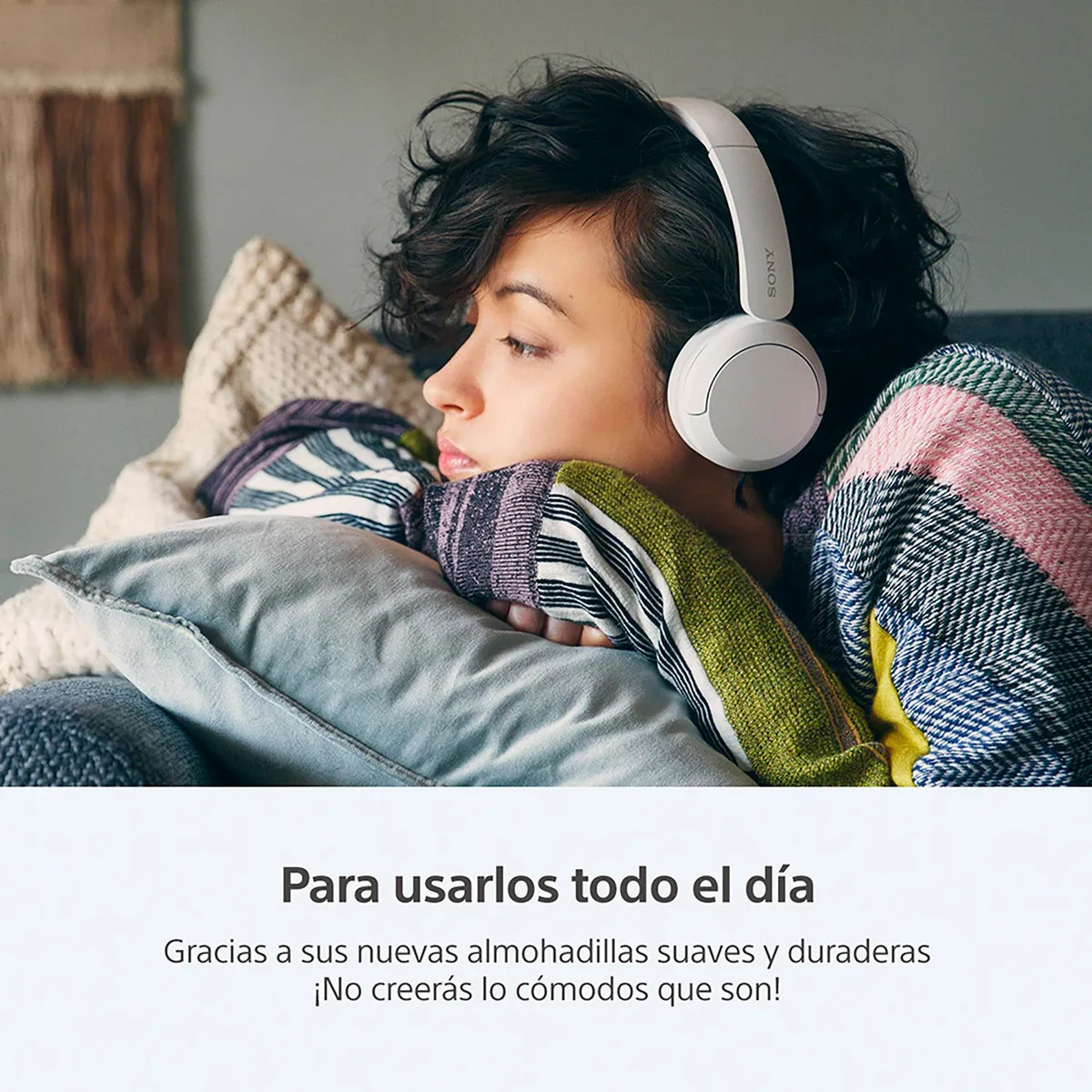 AUDIFONO SONY BLUETOOTH ON EAR HASTA 50 HORAS WH-CH520 NEGRO - 4