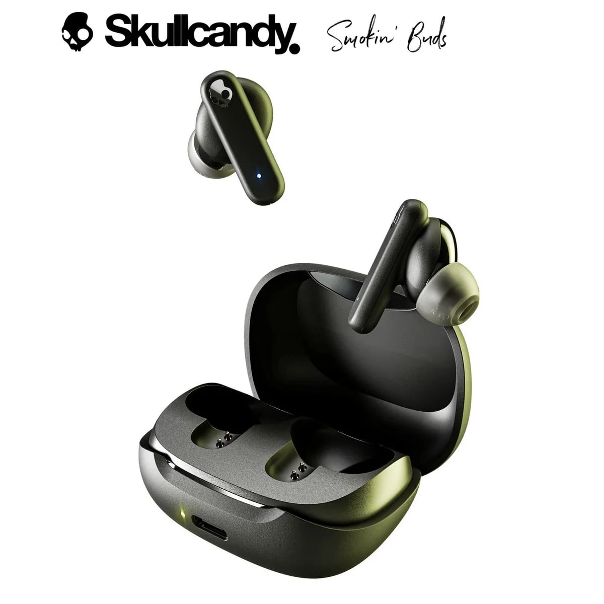 AUDIFONOS BT SKULLCANDY SMOKIN BUDS IN EAR IPX4 NEGRO - 2