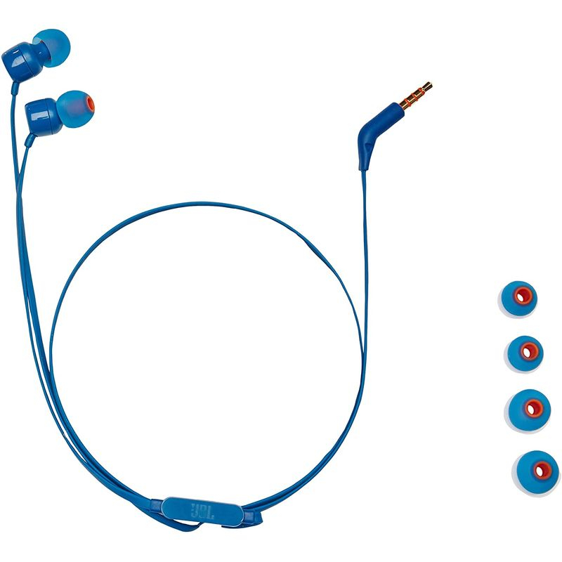 AUDIFONO JBL TUNE 110 MICROFONO CONECTOR 3.5MM AZUL - 3