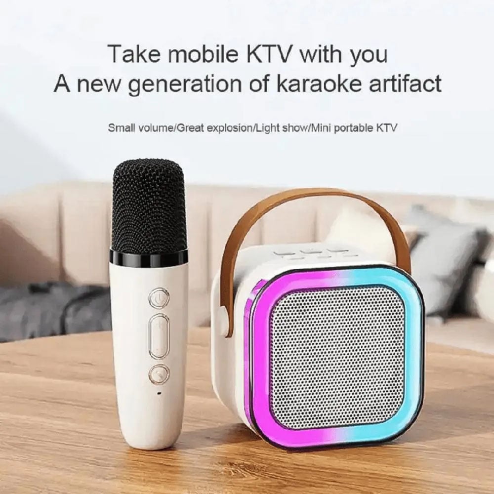 PARLANTE BLUETOOTH RGB K12 + MICRÓFONO - 2