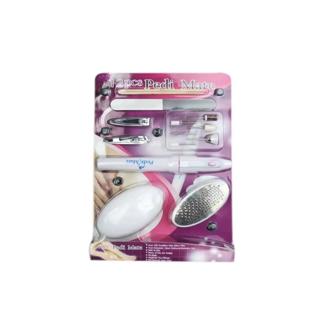 SET DE MANICURE Y PEDICURE 12 PIEZAS NAIL CARE - 2