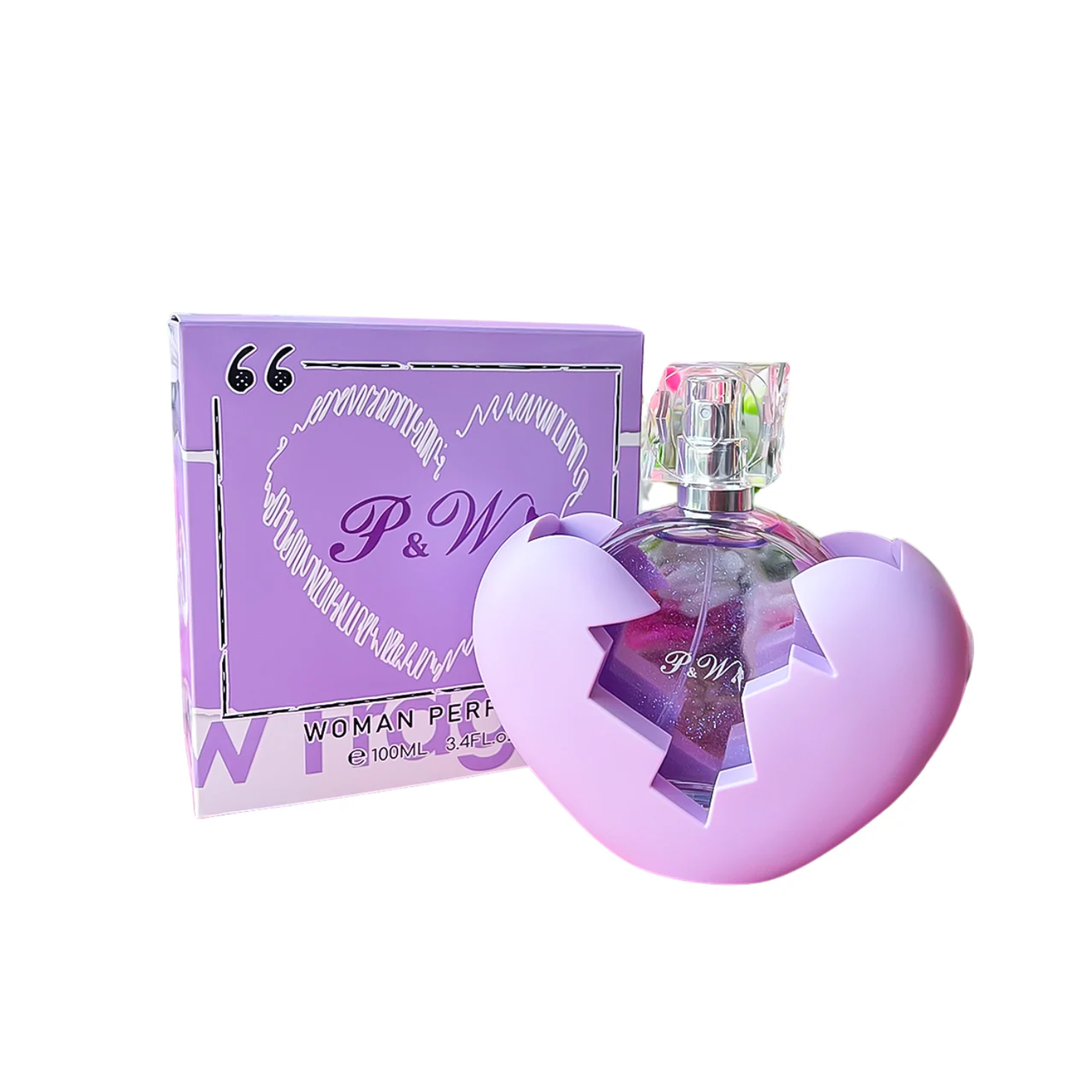 PERFUME PARA MUJER CORAZÓN ROTO AFRUTADO DULCE 100 ML - 1