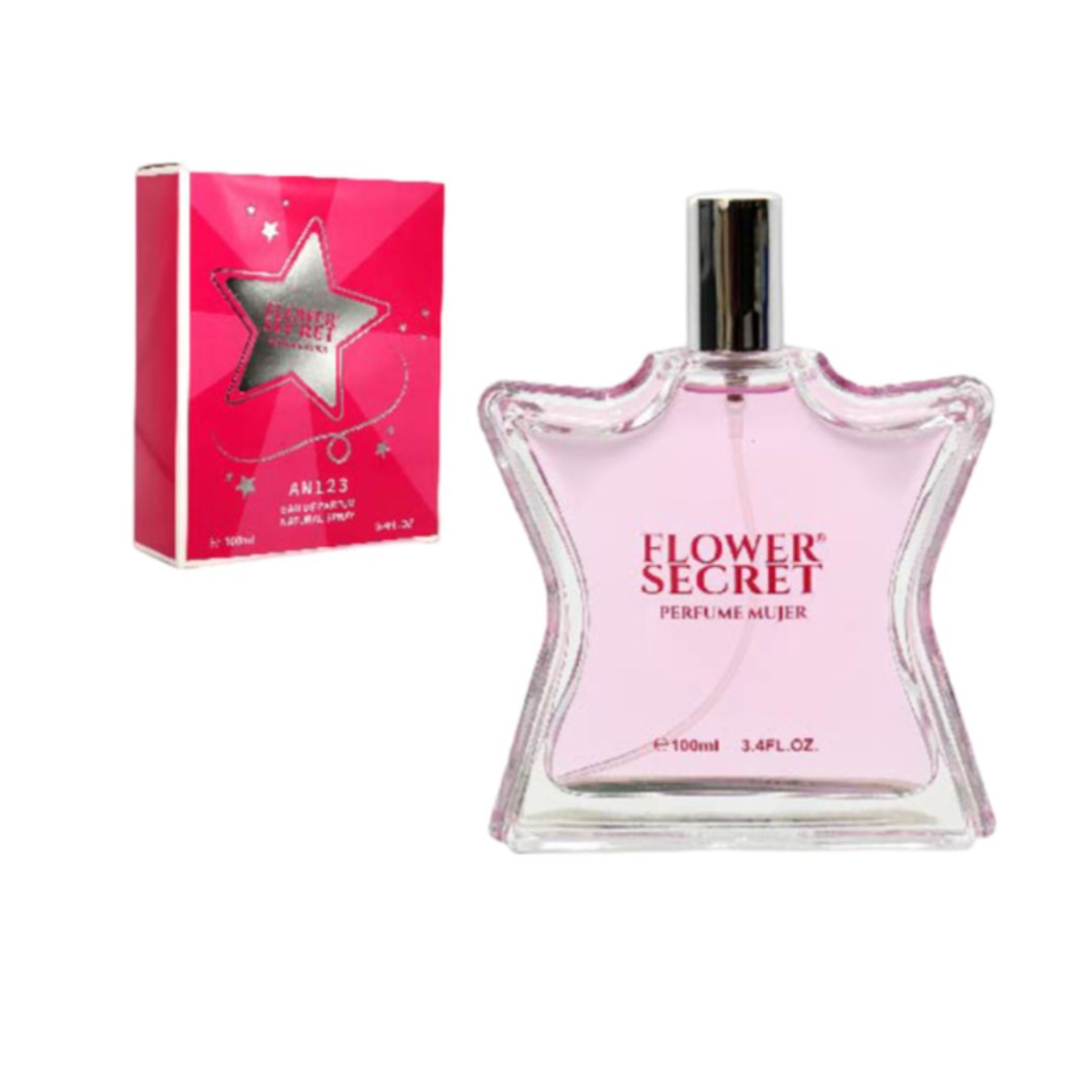 PERFUME PARA MUJER ESTRELLA AFRUTADO ROSAS DULCE 100 ML - 1