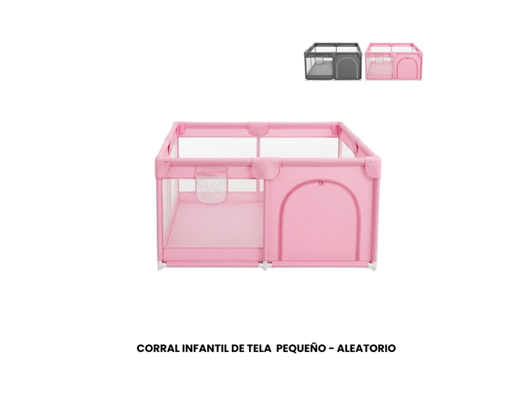 CORRAL INFANTIL DE TELA PEQUEÑO - ALEATORIO - 1
